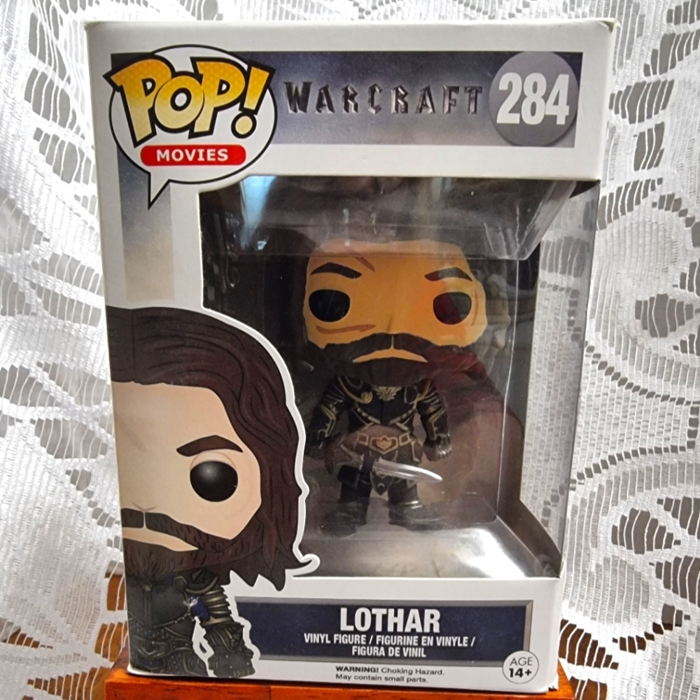 Funko POP! Warcraft Lothar Vinyl Figure #284 - Black and Brown